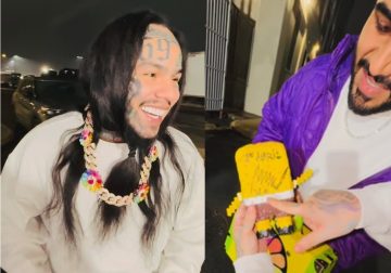 6ix9ine asegura que Nicolás Maduro le firmó un juguete durante su paso por prisión