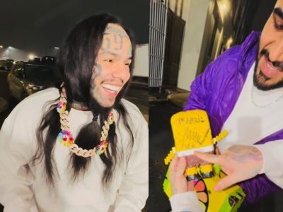 6ix9ine asegura que Nicolás Maduro le firmó un juguete durante su paso por prisión