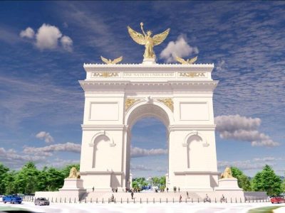 Trump propone construir un arco del triunfo en Washington por el 250 aniversario de EE. UU