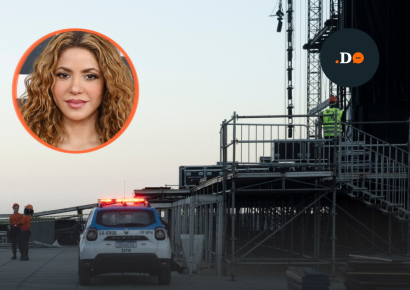 Tragedia en Copacabana: muere trabajador durante montaje del concierto de Shakira