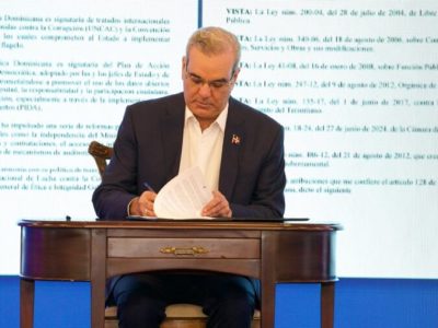 Presidente Abinader promulga ley  No. 13-26  aprobada por el Congreso Nacional respecto a normativas electorales
