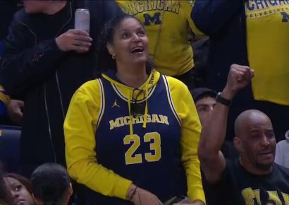 La madre de Yaxel Lendeborg celebra el triunfo de su hijo al coronarse campeón de la NCAA