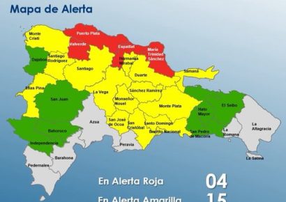 El COE amplía la alerta roja a cuatro provincias y mantiene 25 bajo vigilancia por condiciones meteorológicas adversas