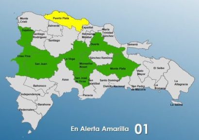El COE mantiene 1 provincia en alerta amarilla y 8 en verde por condiciones de buen tiempo