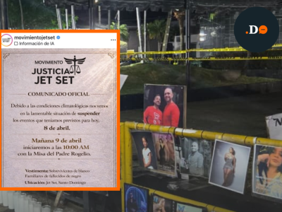 Posponen actos del primer aniversario de la tragedia del Jet Set por condiciones climáticas