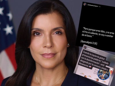 Embajadora de EE. UU. cuestiona discurso sobre desinformación en Cumbre de Barcelona