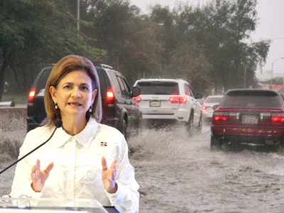 Raquel Peña admite déficit histórico en drenaje pluvial y saneamiento