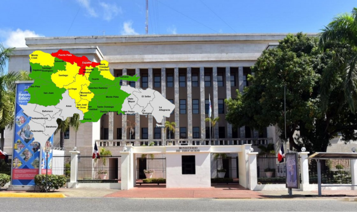 Minerd suspende docencia en Puerto Plata y Espaillat por alerta roja