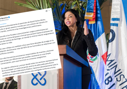 Yeni Berenice condena asesinato de chofer en Santiago
