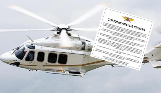 Helicóptero de la Fuerza Aérea sufre accidente en San Isidro; tripulación ilesa