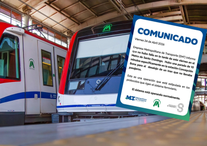 Metro de Santo Domingo aclara: parada en Concepción Bona fue protocolo, no falla del sistema