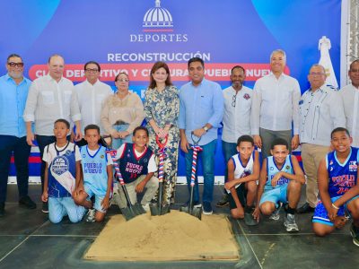 Gobierno inicia reparación del Club Pueblo Nuevo con inversión de RD$28 millones
