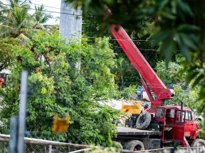 Un año después del colapso, se inician los trabajos de remoción de escombros del Jet Set