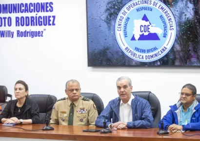 Presidente Abinader encabezará reunión del COE ante lluvias intensas en el país