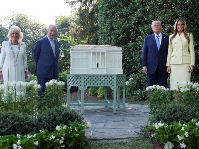 Trump recibe a reyes británicos con un té privado y un recorrido por la colmena presidencial