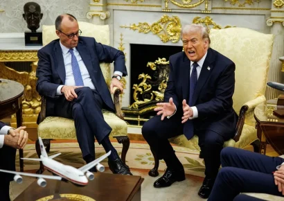 Trump desafía a Merz: «Ocúpese de su país, no de la guerra en Irán»