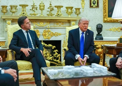 Trump critica que la OTAN “no estuvo ahí” cuando la necesitó tras reunirse con Rutte