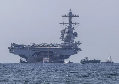 El portaaviones USS Gerald R. Ford dejará las aguas de Oriente Medio y regresará a Estados Unidos