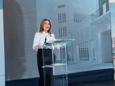 Carolina Mejía y Presidencia inician transformación de la Ciudad Colonial con la construcción del parqueo José Reyes