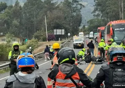 Al menos 72 muertos y 326 heridos en accidentes de tránsito durante la Semana Santa en Colombia