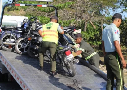 Digesett retiene más de 300 motocicletas durante operativo de Semana Santa en Espaillat