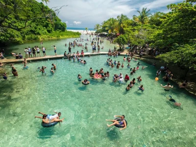Ambiente tranquilo y organizado marca la Semana Santa en Barahona