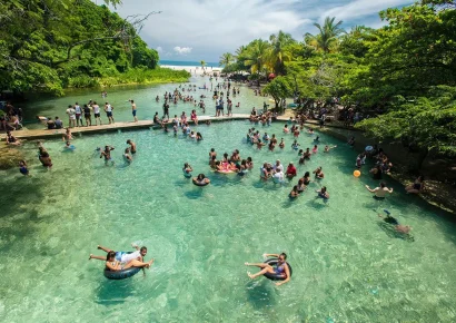 Ambiente tranquilo y organizado marca la Semana Santa en Barahona