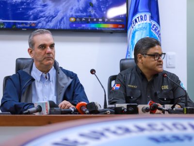 Abinader encabezará reunión con el COE este lunes por pronósticos de lluvias continuas en el país