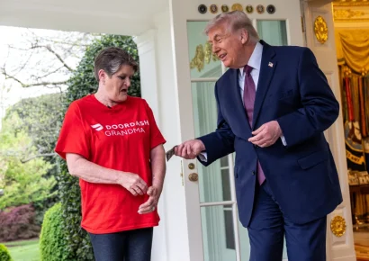 Donald Trump recibió un pedido de McDonald’s en la Casa Blanca