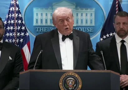 Trump exige acelerar salón de baile en la Casa Blanca tras incidente armado en cena de corresponsales