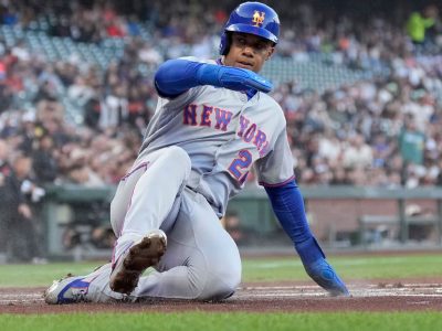 Juan Soto sufre leve distensión en la pantorrilla y queda día a día con los Mets