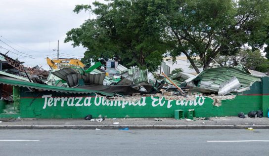 Así terminó Teleofertas en ruinas tras el operativo de desalojo