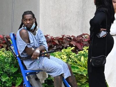 Primeras imágenes del rapero Offset tras ser herido en Florida