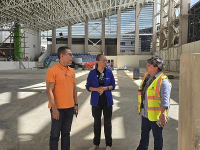 Fedotae inspecciona avances del nuevo Pabellón Nacional de Taekwondo