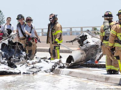 Diez rescatados tras caída de avioneta en Florida