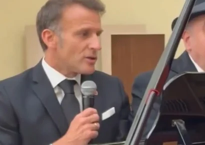 Macron se vuelve viral tras cantar ‘La Bohème’ en visita oficial a Armenia