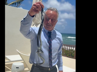 Robert F. Kennedy Jr. se viraliza al atrapar serpientes en Florida