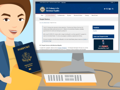 Embajada de EE. UU. advierte a ciudadanos en el extranjero sobre renovación de pasaportes en línea