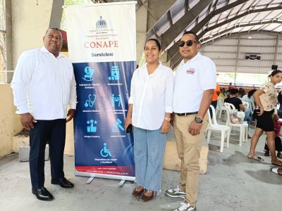 Conape realiza jornada de inclusión social en Villa Jaragua