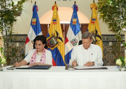 Cancilleres de Ecuador y RD refuerzan cooperación bilateral