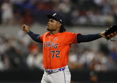 Alimber Santa debuta con Astros cerrando histórico no-hitter