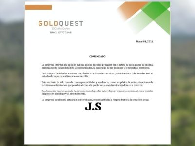 GoldQuest  retira equipos en zona de estudio ambiental para priorizar seguridad y tranquilidad