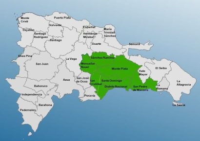 COE amplía alerta verde a siete provincias y el DN por lluvias