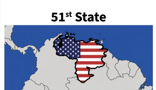 Trump publica mapa de Venezuela como «51º Estado»
