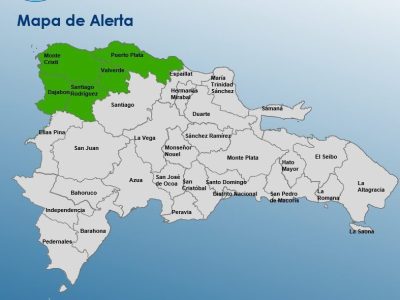COE emite alerta verde en cinco provincias por vaguada y onda tropical