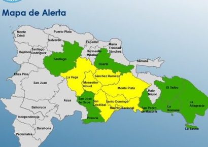 COE mantiene 15 provincias bajo alerta por efectos de vaguada; advierten posibles inundaciones