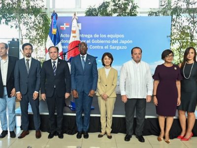 Japón dona equipos a República Dominicana para combatir el sargazo