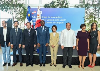 Japón dona equipos a República Dominicana para combatir el sargazo