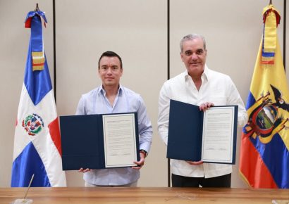 Ecuador y República Dominicana impulsan nuevo pacto comercial bilateral