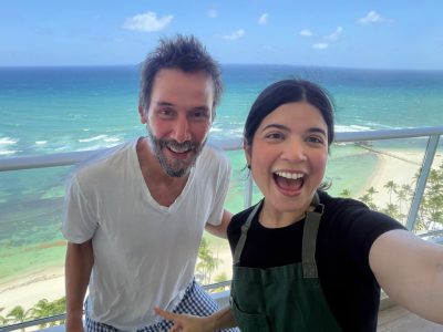 Chef Paulette Tejada, la dominicana elegida por Keanu Reeves